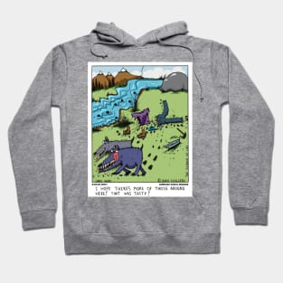 Wild Animals having a snack Hoodie